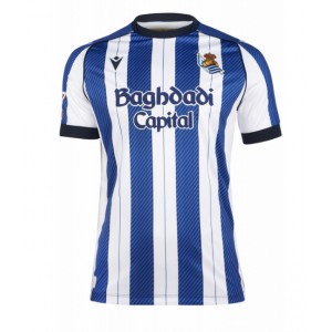 Fotbalové Dres Real Sociedad Domácí Oblečení 2025-26 Krátký Rukáv